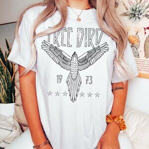Free Bird 1973 Eagle Rock Band Graphic T-Shirt Classic Music Fan Gift Tee 05